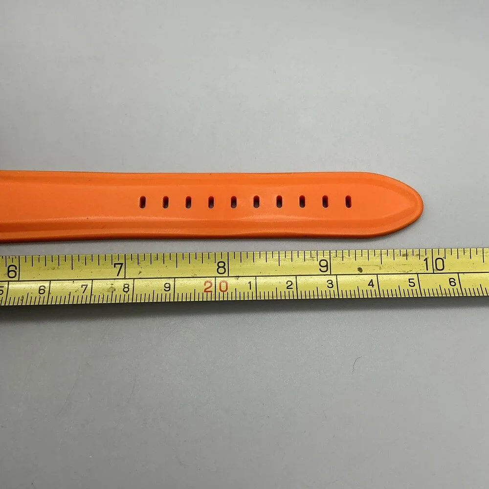 Wenger Terragraph Dual-Time Alarm Model 72750 Watch 39mm Orange Chronograph